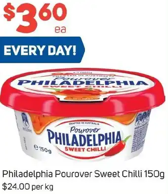 Foodland Philadelphia Pourover Sweet Chilli 150g offer