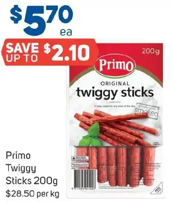 Foodland Primo Twiggy Sticks 200g offer