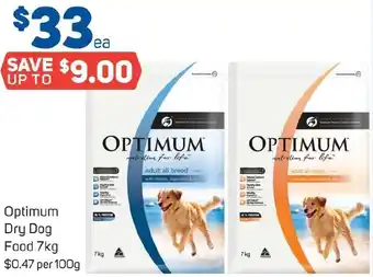 Foodland Optimum Dry Dog Food 7kg offer
