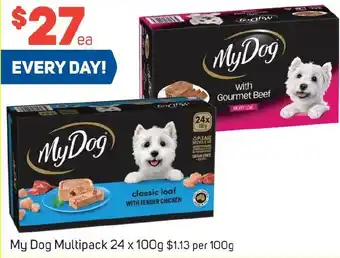 Foodland My Dog Multipack 24 x 100g offer