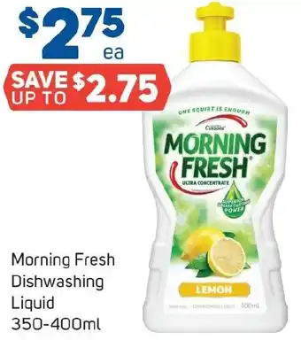 Foodland Morning Fresh Dishwashing Liquid 350-400ml offer