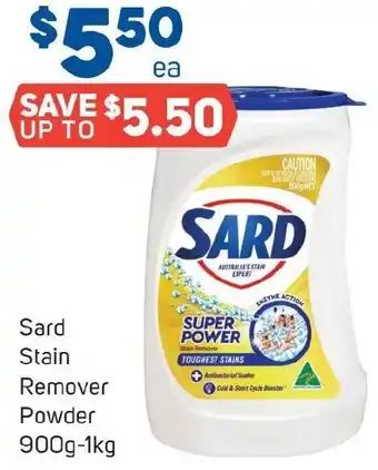 Foodland Sard Stain Remover Powder 900g-1kg offer