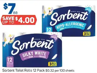 Foodland Sorbent Toilet Rolls 12 Pack offer