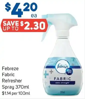 Foodland Febreze Fabric Refresher Spray 370ml offer