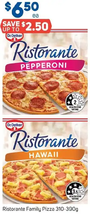 Foodland Ristorante Family Pizza 310-390g offer