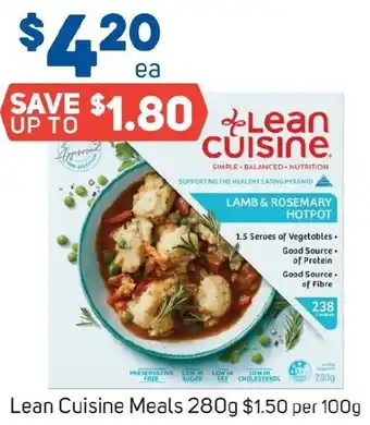 Foodland Lean Cuisine Meals 280g offer