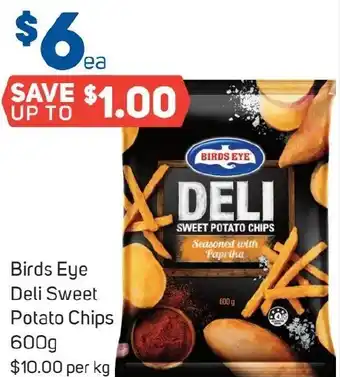 Foodland Birds Eye Deli Sweet Potato Chips 600g offer