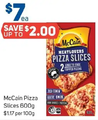 Foodland McCain Pizza Slices 600g offer