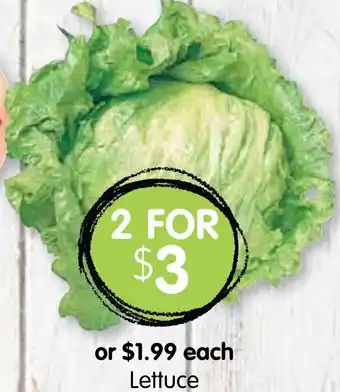 Spudshed Lettuce offer