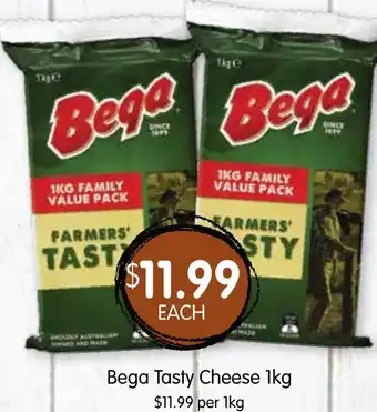Spudshed Bega Tasty Cheese 1kg offer