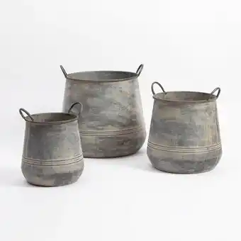 Pillow Talk Otto Metal Planter by Habitat offer