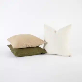 Pillow Talk Ava Boucle Square Cushion by M.U.S.E offer