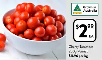 Foodworks Cherry Tomatoes 250g Punnet offer
