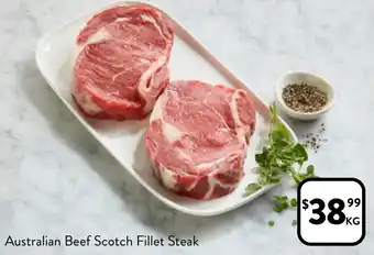 Foodworks Australian Beef Scotch Fillet Steak offer