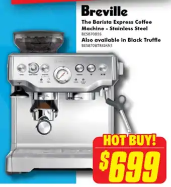 The Good Guys Breville The Barista Express Coffee Machine offer