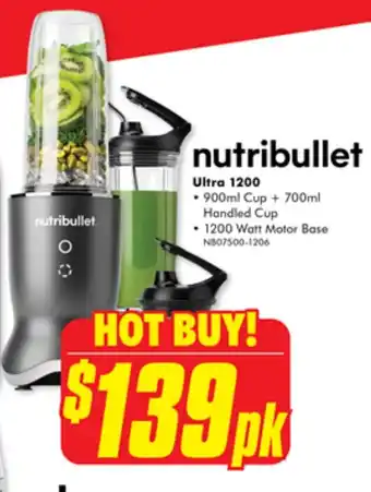 The Good Guys nutribullet Ultra 1200 offer
