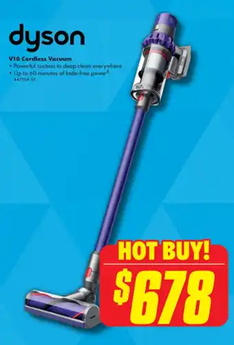 The Good Guys dyson V10 Cordless Vacuum offer