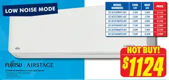 The Good Guys C2.5kW H3.2kW Reverse Cycle Split System offer