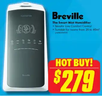 The Good Guys Breville The Smart Mist Humidifier offer