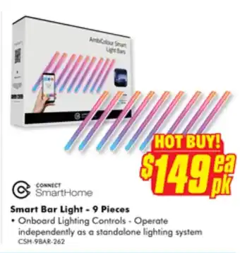The Good Guys Smart Bar Light - 9 Pieces offer