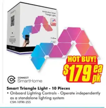 The Good Guys Smart Triangle Light - 10 Pieces offer