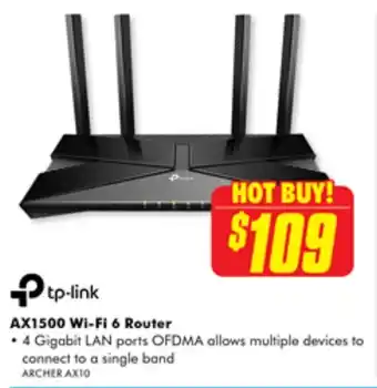 The Good Guys AX1500 Wi-Fi 6 Router offer