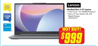 The Good Guys IdeaPad Slim 3 14" Laptop offer