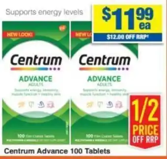 My Chemist Centrum Advance 100 Tablets offer