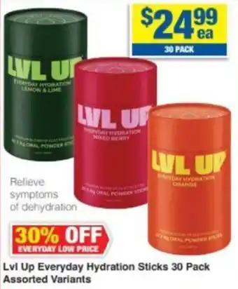 My Chemist Lvi Up Everyday Hydration Sticks 30 Pack Assorted Variants offer