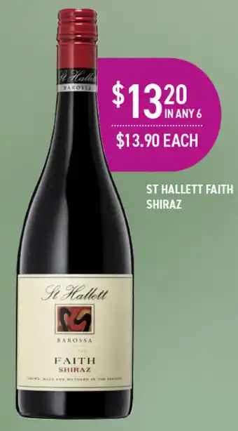 Dan Murphy's ST HALLETT FAITH SHIRAZ offer