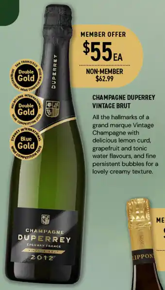 Dan Murphy's CHAMPAGNE DUPERREY VINTAGE BRUT offer