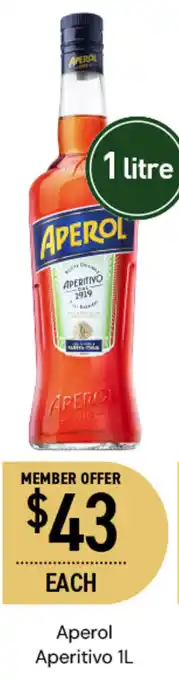 Aperol Aperitivo 1L