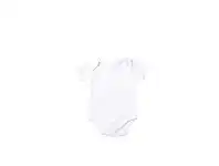 Baby Bunting 4Baby Bodysuit Short Sleeve White 0000 WHT offer