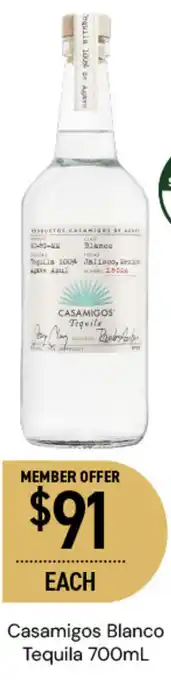 Dan Murphy's Casamigos Blanco Tequila 700mL offer