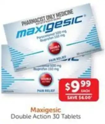 WHOLELIFE Maxigesic Double Action 30 Tablets offer