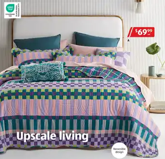 ALDI Quilted Coverlet Set Queen/King Size offer