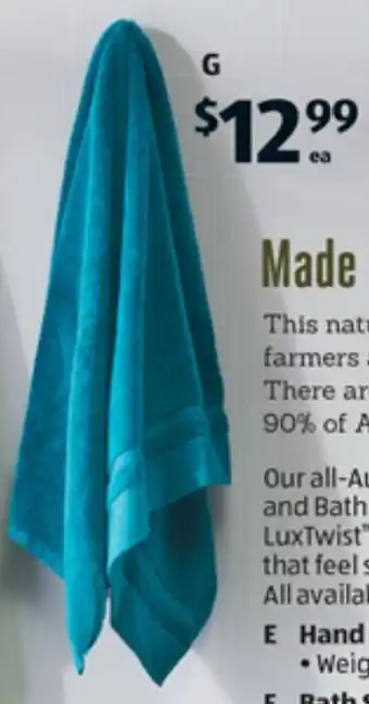 ALDI Bath Towel offer