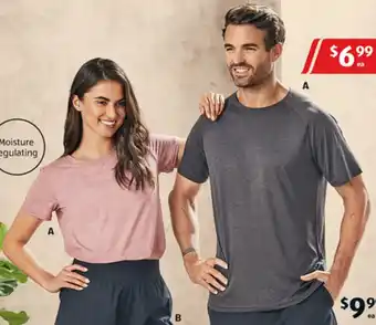 ALDI Adult's Fitness Tops offer