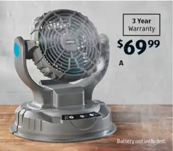 ALDI 20V Misting Fan Skin offer