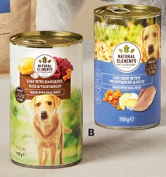 Aldi natural elements outlet dog food