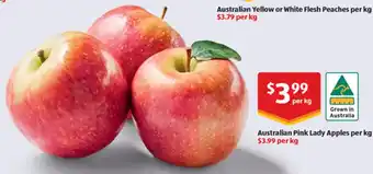 ALDI Australian Pink Lady Apples per kg offer