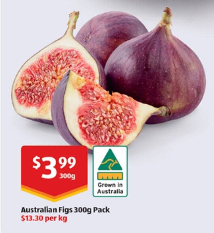 Australian Figs 300g Pack offer at ALDI