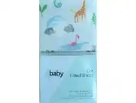 Baby Bunting 4Baby Cot Fitted Sheet Safari 2 Pack offer
