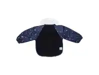 All4Ella Long Sleeve Bib - Star Blue