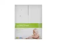 Baby Bunting 4Baby Twinkle Cot Fitted Sheet Grey 2 Pack offer