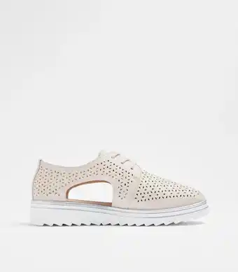 Target Womens Lace Up Wide Fit Flats - Ford offer