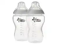 Baby Bunting Tommee Tippee Closer To Nature Bottle - 340ml - 2 Pack offer