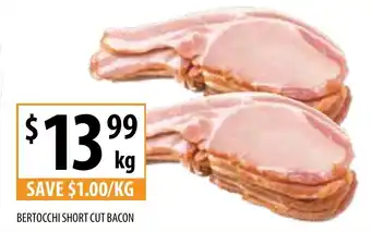 Supabarn BERTOCCHI SHORT CUT BACON offer