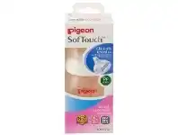 Pigeon Wide Neck PP Bottle with SofTouch Peristaltic Plus Teat - 160ml