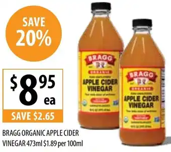 Supabarn BRAGG ORGANIC APPLE CIDER VINEGAR 473ml offer